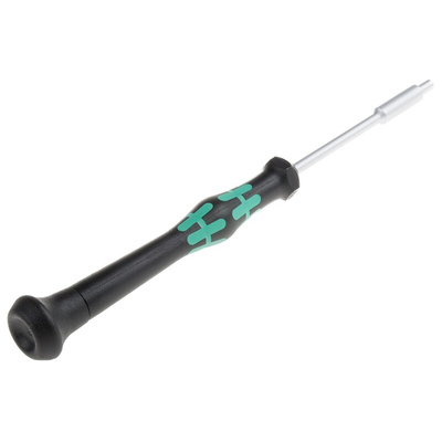 Wera Hexagon Nut Driver, 2 mm Tip, 60 mm Blade, 157 mm Overall