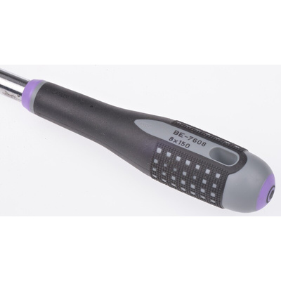 Bahco Hexagon Nut Driver, 8 mm Tip, 150 mm Blade, 272 mm Overall