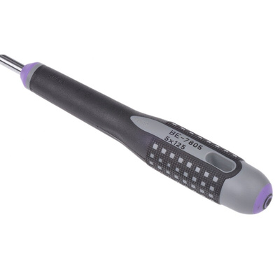 Bahco Hexagon Nut Driver, 5 mm Tip, 125 mm Blade, 247 mm Overall
