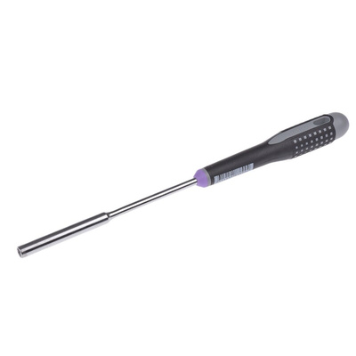 Bahco Hexagon Nut Driver, 5 mm Tip, 125 mm Blade, 247 mm Overall
