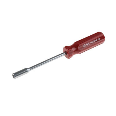 RS PRO Hexagon Nut Driver, 8 mm Tip, 125 mm Blade, 226 mm Overall