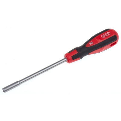 RS PRO Hexagon Nut Driver, 6 mm Tip, 125 mm Blade