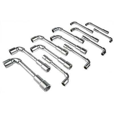 Facom Hex Tubular Box Spanner Set, 13 Pieces, 7 → 19 mm Tip