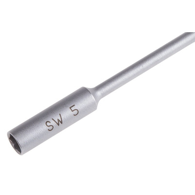 Wera Hexagon Nut Driver, 5 mm Tip, 60 mm Blade, 157 mm Overall