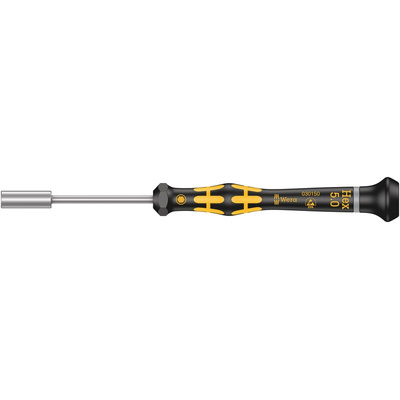 Wera Hexagon Nut Driver, 5 mm Tip, 60 mm Blade, 157 mm Overall