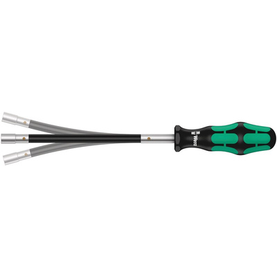 Wera Hexagon Screwdriver, 7 mm Tip, 167 mm Blade, 265 mm Overall