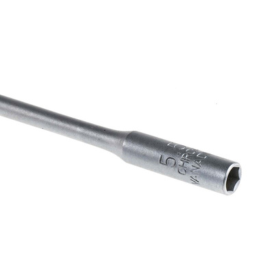 Wera Hexagon Nut Driver, 5.5 mm Tip, 125 mm Blade, 223 mm Overall