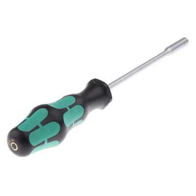 Wera Hexagon Nut Driver, 5 mm Tip, 125 mm Blade, 223 mm Overall