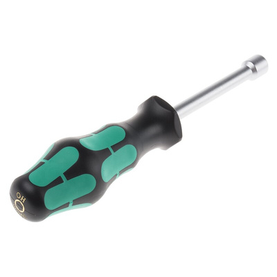 Wera Hexagon Nut Driver, 10 mm Tip, 80 mm Blade, 192 mm Overall