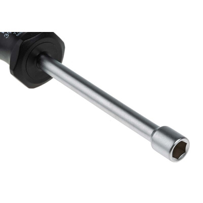 Wera Hexagon Nut Driver, 7 mm Tip, 90 mm Blade, 195 mm Overall