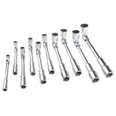 Facom Hex Tubular Box Spanner Set, 10 Pieces, 8 → 19 mm Tip