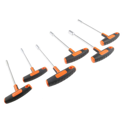 Bahco Nut Driver Nut Driver Set, 5 mm, 6 mm, 7 mm, 8 mm, 10 mm, 13 mm Tip, 13 mm Overall