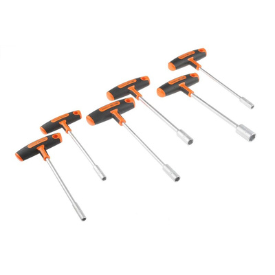 Bahco Nut Driver Nut Driver Set, 5 mm, 6 mm, 7 mm, 8 mm, 10 mm, 13 mm Tip, 13 mm Overall