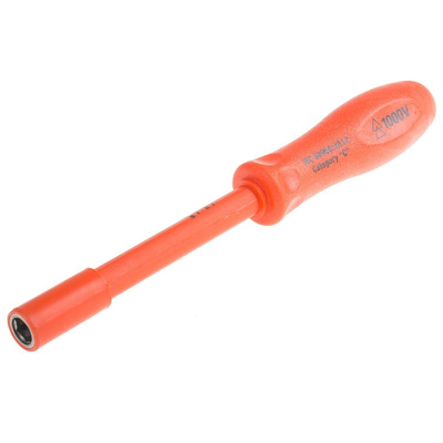 ITL Insulated Tools Ltd Hexagon Nut Driver, 1BA Tip, VDE/1000V, 105 mm Blade, 265 mm Overall