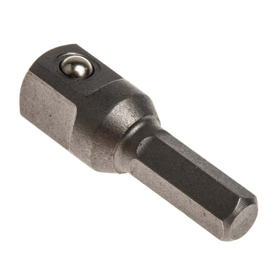 Teng Tools 1/4 in Hex Adapter, 12 mm Overall