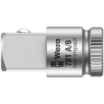 Wera 1/4 in Square, 25.2 mm Overall