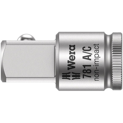 Wera 1/4 in Square, 36 mm Overall