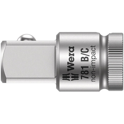 Wera 3/8 in Square, 27 mm Overall