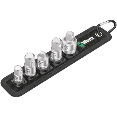 Wera 781/5 1/2 in, 1/4 in, 3/8 in Square Connection Part, 230 mm Overall