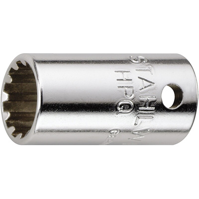 STAHLWILLE 4018754109128 1/4 in Square Spline Drive Sockets, 23 mm Overall