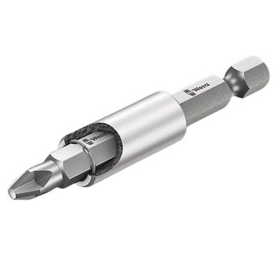 Wera 899 1/4 in Hexagon Bit Holder, 50 mm Overall
