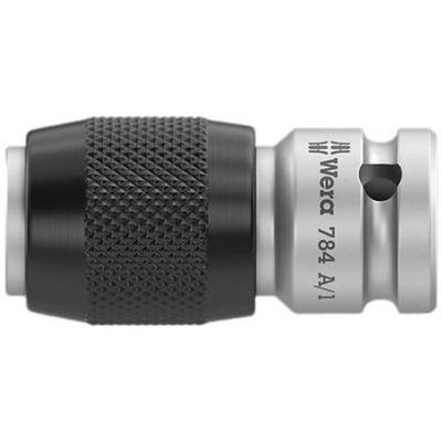 Wera 784 A 1/4 in Square Adapter, 30 mm Overall