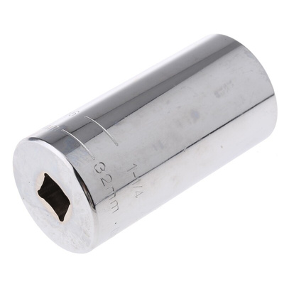 Wiha Tools 1/2 in Square Gripper Socket, 87 mm Overall
