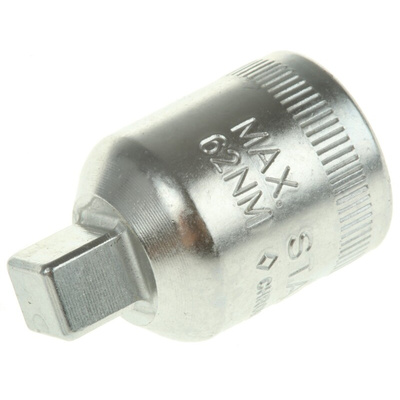STAHLWILLE 3/8 in Square Adapter, 28 mm Overall