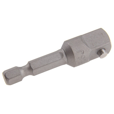 Facom 3/8 in Square Bit Holder, 50 mm Overall