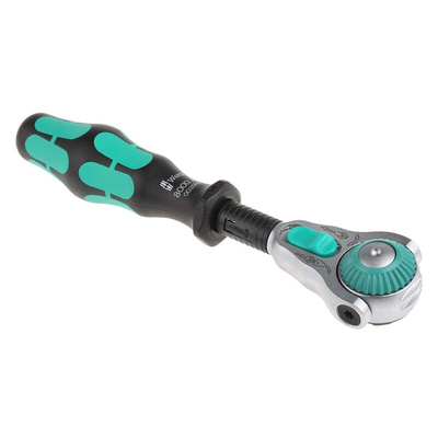 Wera 42-Piece Metric 1/4 in Standard Socket/Bit Set with Ratchet, 6 point; Hex Bit; Phillips Bit; Pozidriv Bit; Slotted