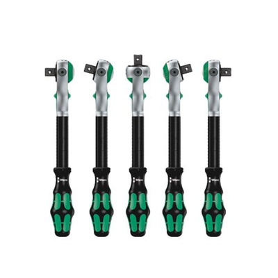 Wera 42-Piece Metric 1/4 in Standard Socket/Bit Set with Ratchet, 6 point; Hex Bit; Phillips Bit; Pozidriv Bit; Slotted
