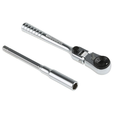 Facom 23-Piece Metric 1/4 in Standard Socket/Bit Set with Ratchet, 6 point; Hex Bit; Phillips Bit; Pozidriv Bit;