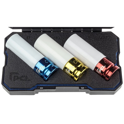 RS PRO 3-Piece Imperial 1/2 in Wheel Nut Socket Set