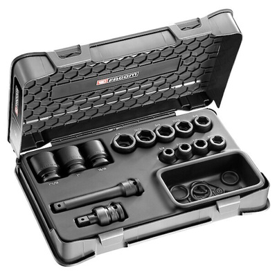 Facom 14-Piece Imperial 1/2 in Impact Socket Set , 6 point