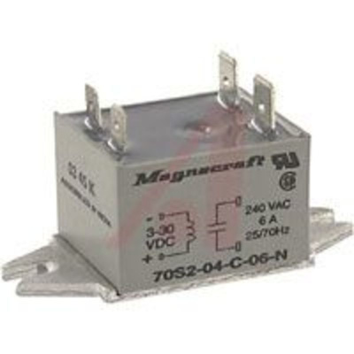 Relay; 24 to 280 VAC; Solid State; 6; SPST-NO; 60, 150 A; Panel Mount; 6 mA