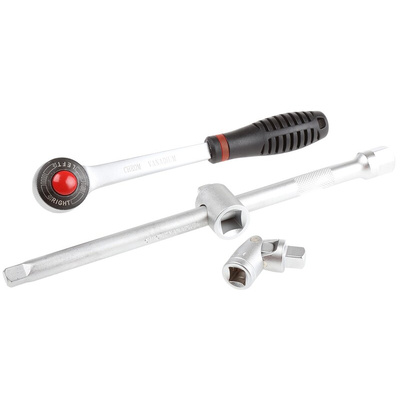 MTI 61-Piece 3/8 in Deep Socket/Standard Socket/Bit Set with Ratchet