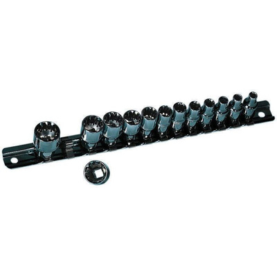 MTI 13-Piece Metric 1/4 in Standard Socket Set , 6 point