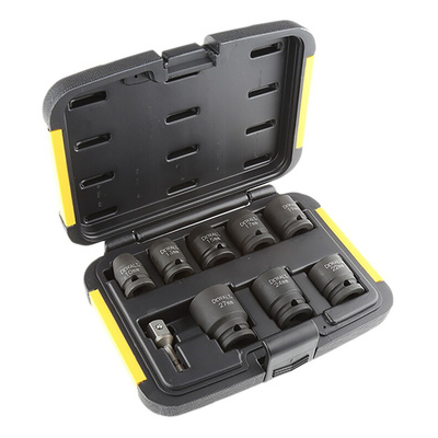 DeWALT 9-Piece Metric 1/2 in Impact Socket Set , 6 point