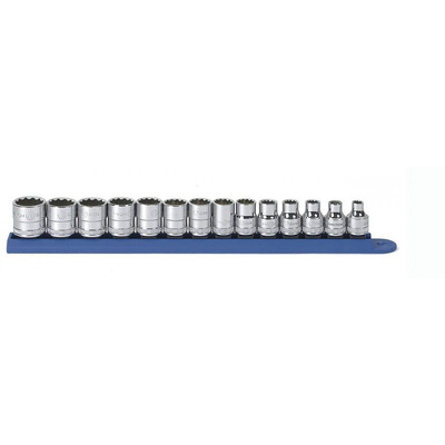 GearWrench 14-Piece Metric 3/8 in Standard Socket Set , 12 point