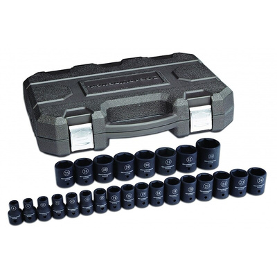 GearWrench 25-Piece Metric 1/2 in Impact Socket Set , 6 point