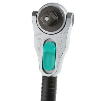 Wera Zyklop 1/2 in Square Ratchet, 277 mm Overall