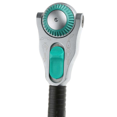 Wera Zyklop 1/2 in Square Ratchet, 277 mm Overall