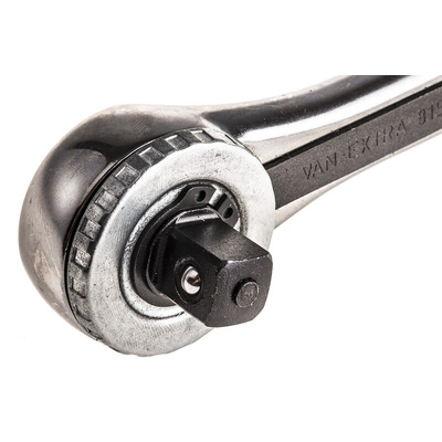 Bahco 1/2 in Square Ratchet with Ratchet Handle, 260 mm Overall