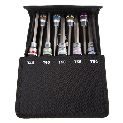 Wera 9-Piece 1/2 in Bit Socket Set , Torx Bit