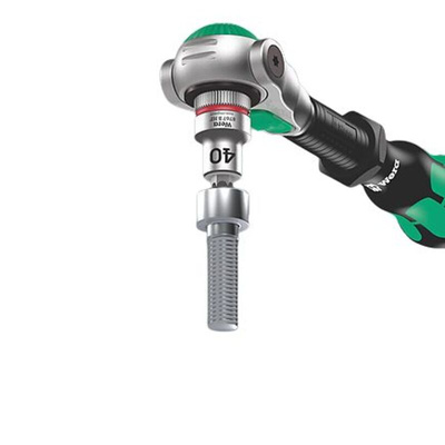 Wera 42-Piece Metric 1/4 in Standard Socket/Bit Set with Ratchet, 6 point; Hex Bit; Phillips Bit; Pozidriv Bit; Slotted