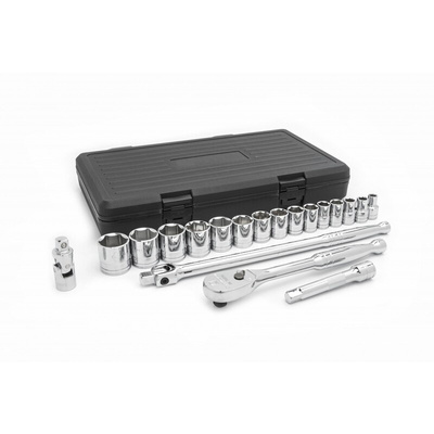 GearWrench 19-Piece Imperial 1/2 in Standard Socket Set with Ratchet, 6 point
