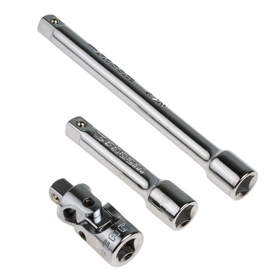 Facom 28-Piece Imperial 1/4 in Standard Socket/Bit Set with Ratchet, 12 point; Hex Bit; Pozidriv Bit; Slotted Bit