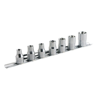 SAM 7-Piece 1/2 in Standard Socket Set , e-Torx