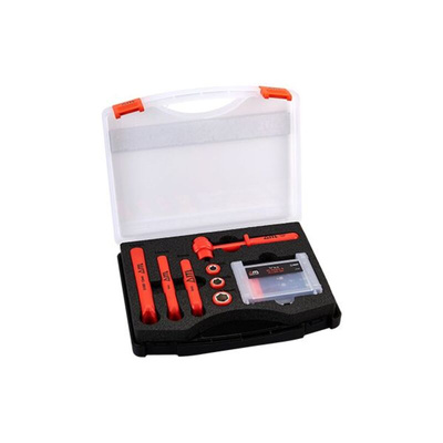 ITL Insulated Tools Ltd 8-Piece 1/4 in Standard Socket/Spanner/Bit Set with Ratchet, 6 point