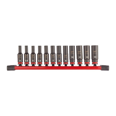 Milwaukee 12-Piece Metric 1/4 in Deep Impact Socket Set